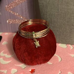 Semanario  18 k gold plated de tres colores